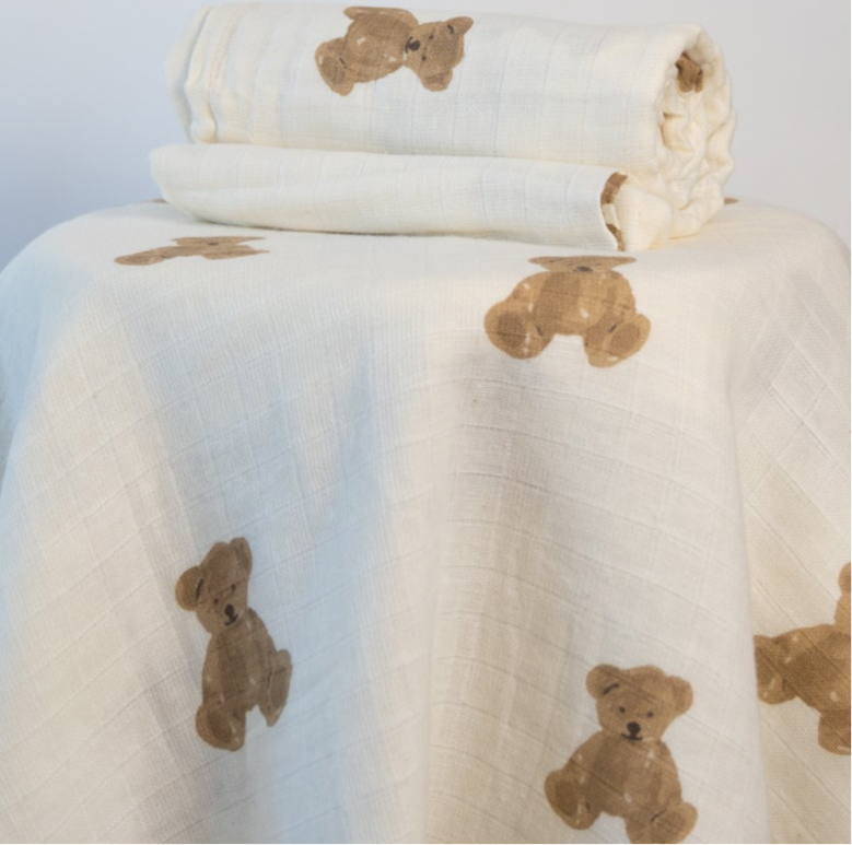 Lot de 2 langes OURSON