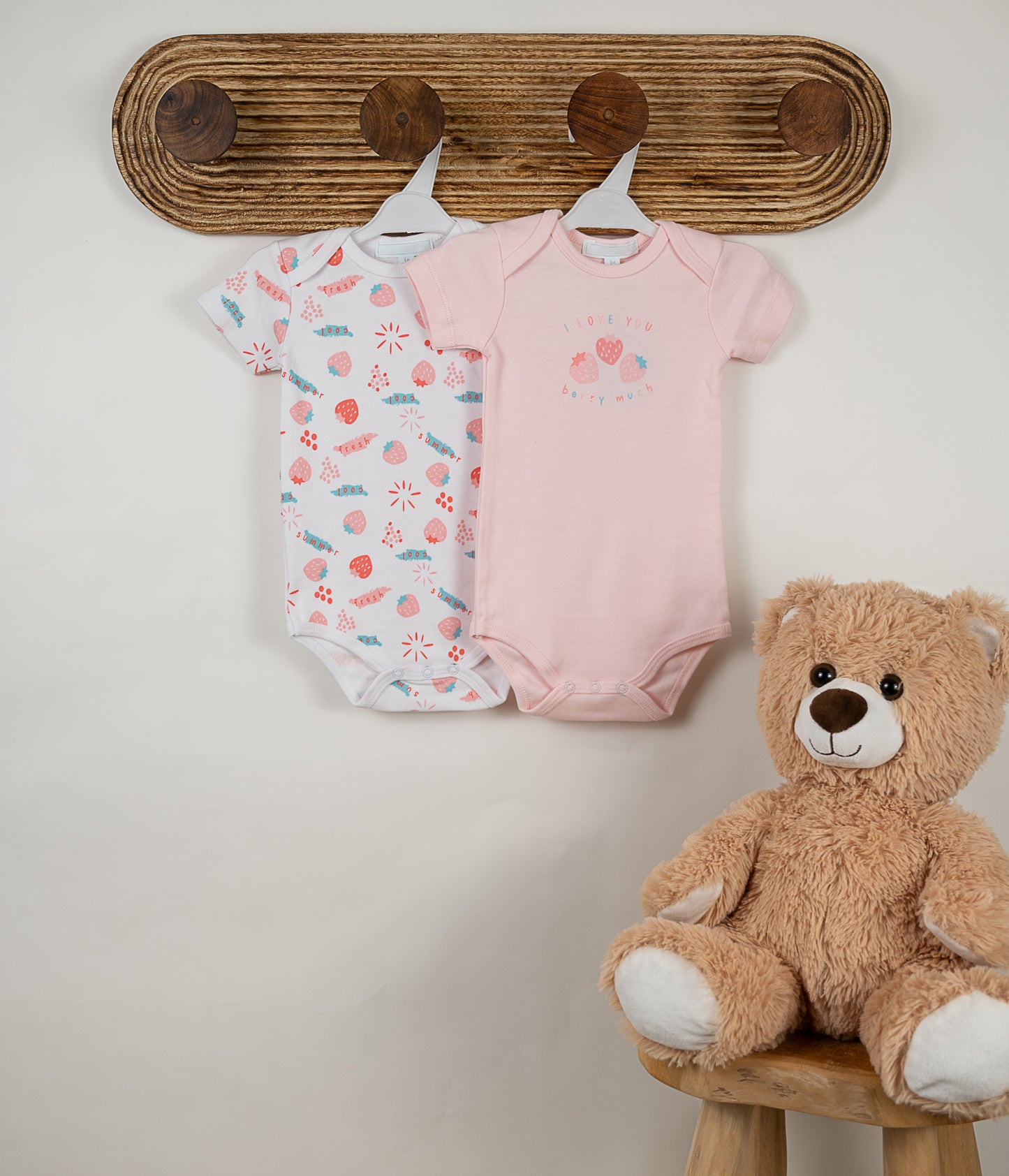 Lot de 2 bodys FRAISE