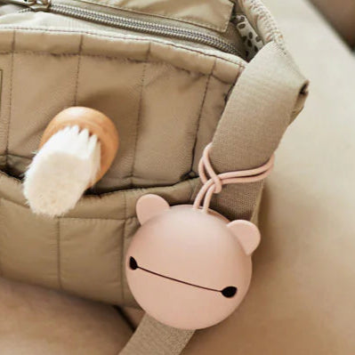 Etui à sucette OURSON ROSE