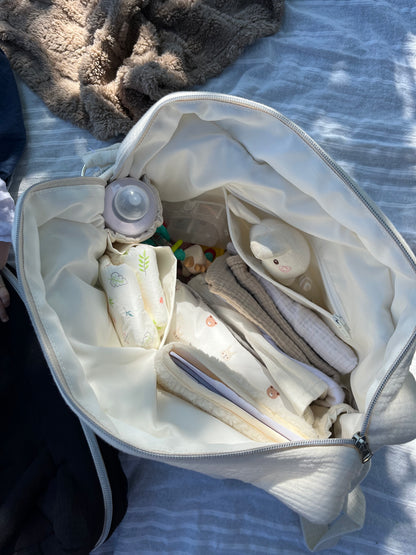 Sac à langer Crème