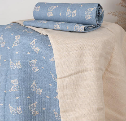 Lot de 3 langes 70x70cm POIRES
