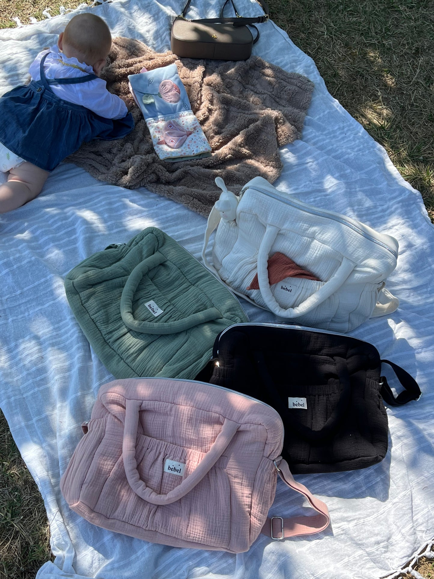 Sac à langer Crème