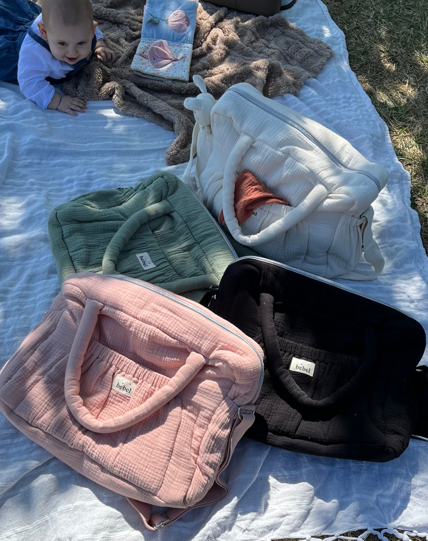 Sac à langer Rose poudré
