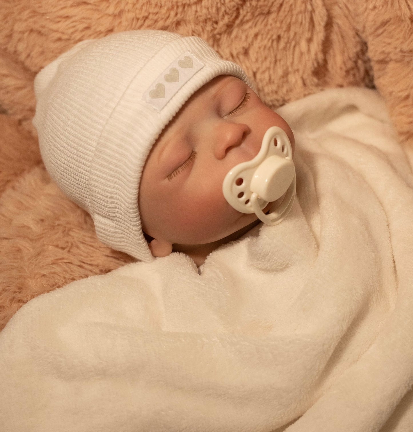 Bonnet naissance Cœur