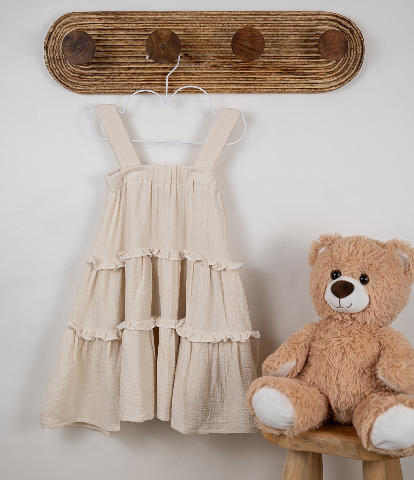 Robe longue Ecru