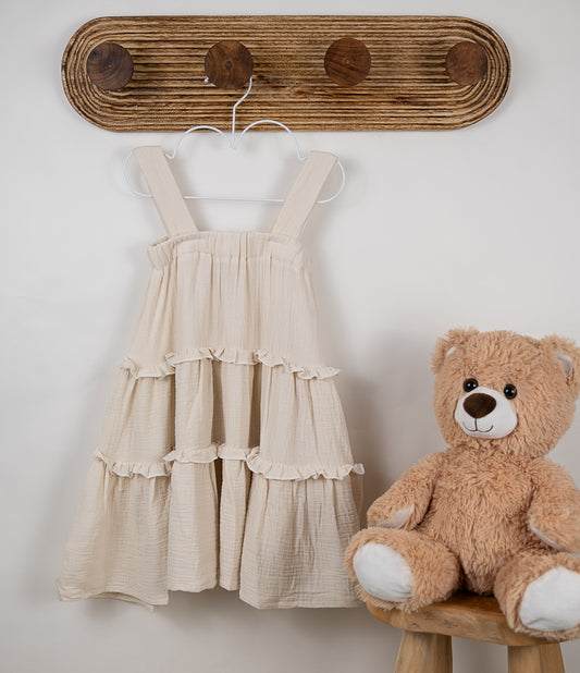Robe longue Ecru